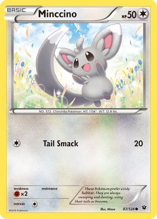 Minccino (87) 87/124 - XY  Fates Collide-1