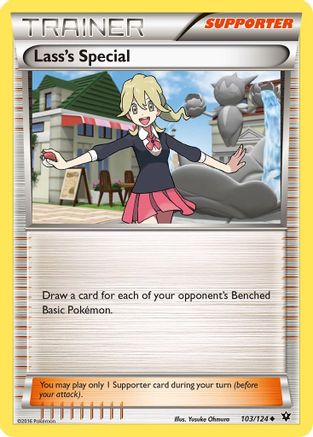 Lass's Special/124 - XY  Fates Collide Reverse Holofoil-1