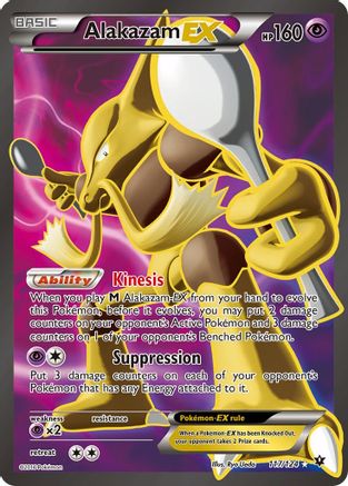 Alakazam EX (Full Art) 117/124 - XY  Fates Collide Holofoil