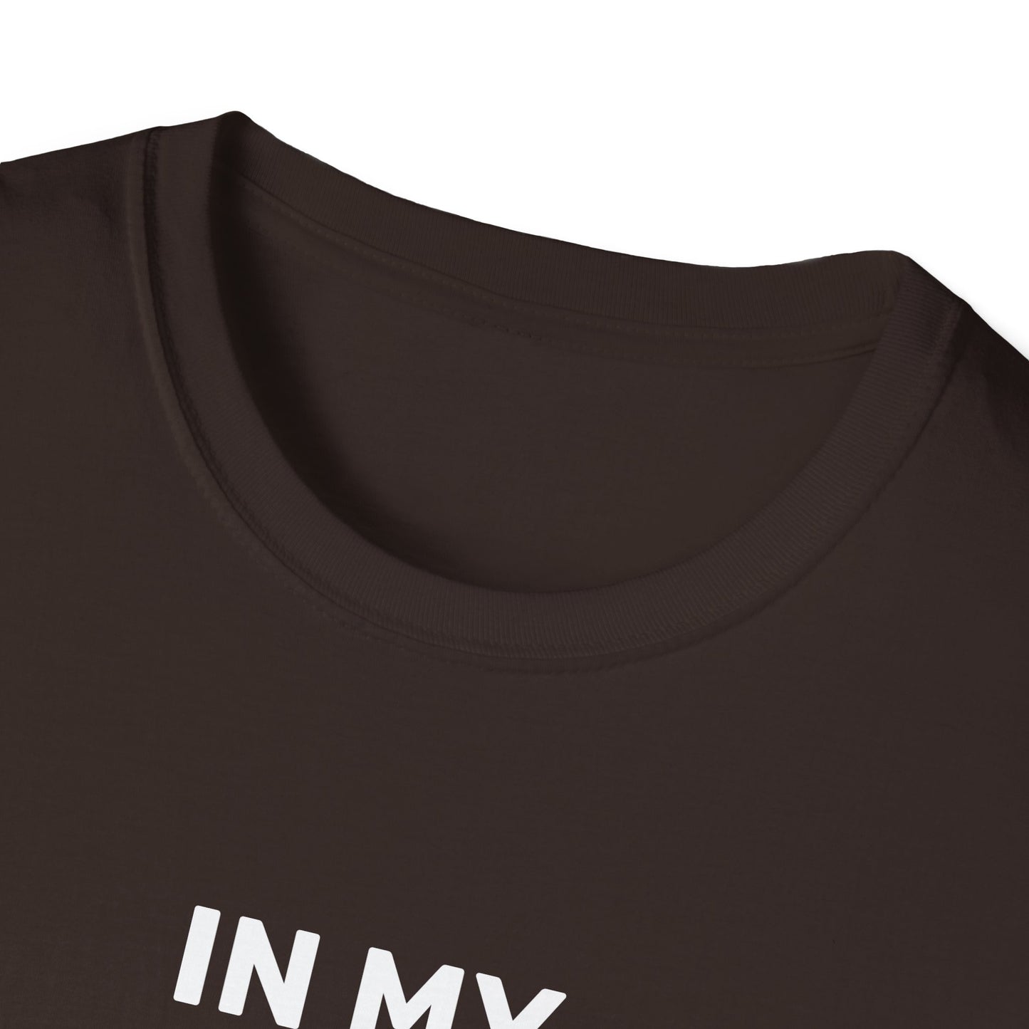 "In My Defense I Was Left Unsupervised" White Writing T-Shirt