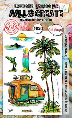 AALL and Create - Set de tampons A6 - Caravan Palmeraie-1