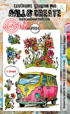 AALL and Create - A6 Stamp Set - Babylon Camper-1