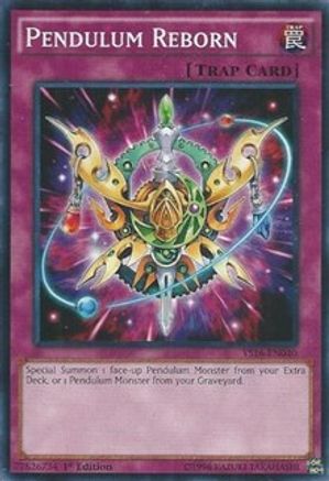 Pendulum Reborn (YS16-EN040) - Starter Deck: Yuya 1st Edition-1