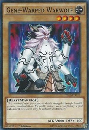 Gene-Warped Warwolf (YS16-EN016) - Starter Deck: Yuya 1st Edition-1