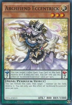 Archfiend Eccentrick (YS16-EN015) - Starter Deck: Yuya 1st Edition-1