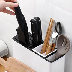 Tableware Storage Holders Kitchen Knife Plastic Storages Racks For Kitchen Convenience Cabinet Kitchen Gadgets-7