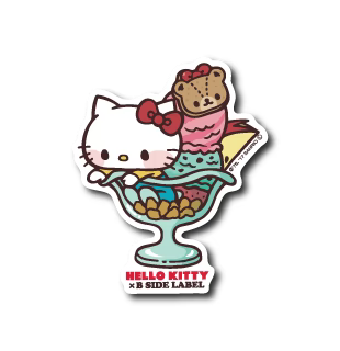 Sanrio - Parfait Hello Kitty Small Sticker (B-SIDE LABEL)-1