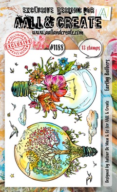AALL and Create - A6 Stamp Set - Earthy Bulbers-1