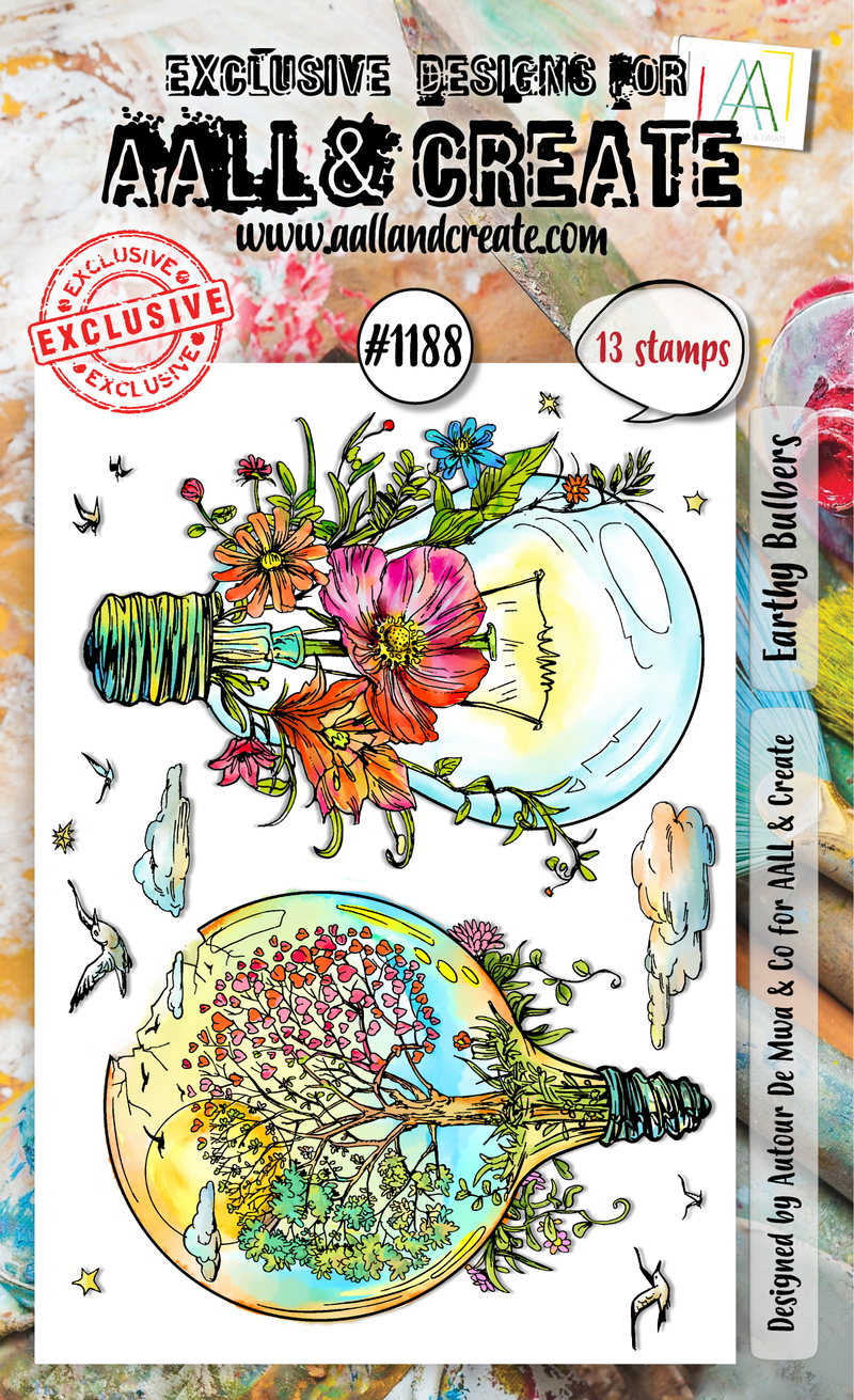 AALL and Create - A6 Stamp Set - Earthy Bulbers-1