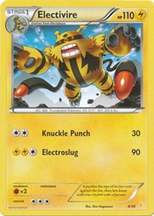 Electivire (25) - XY Trainer Kit Pikachu Libre & Suicune-1