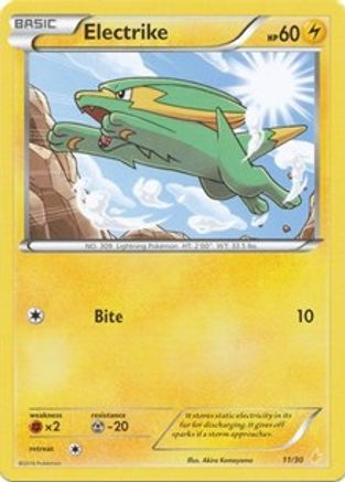 Electrike (11) - XY Trainer Kit Pikachu Libre & Suicune-1