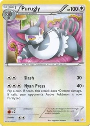 Purugly (19) - XY Trainer Kit Pikachu Libre & Suicune-1