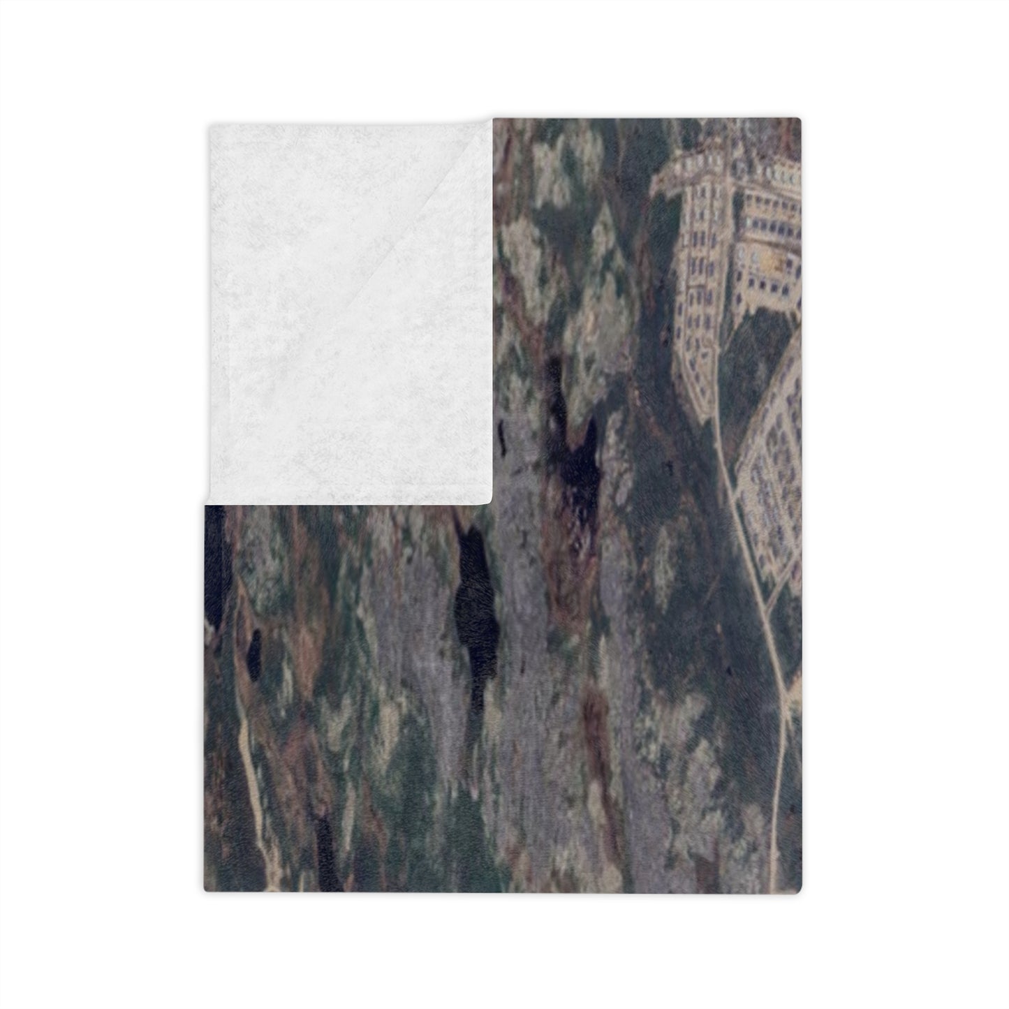 Kuujjuaq Nunavik Velveteen Throw Blanket