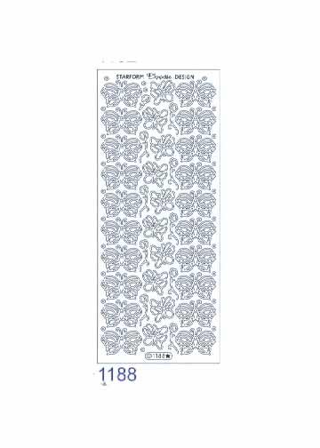 Deco Stickers - Doodle Butterflies-1