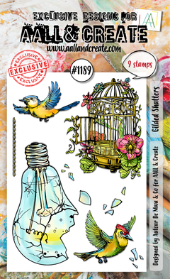 AALL and Create - A6 Stamp Set - Gilded Shatters-1