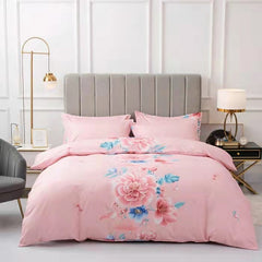 Brushed Floral Winter Bedding Set-7
