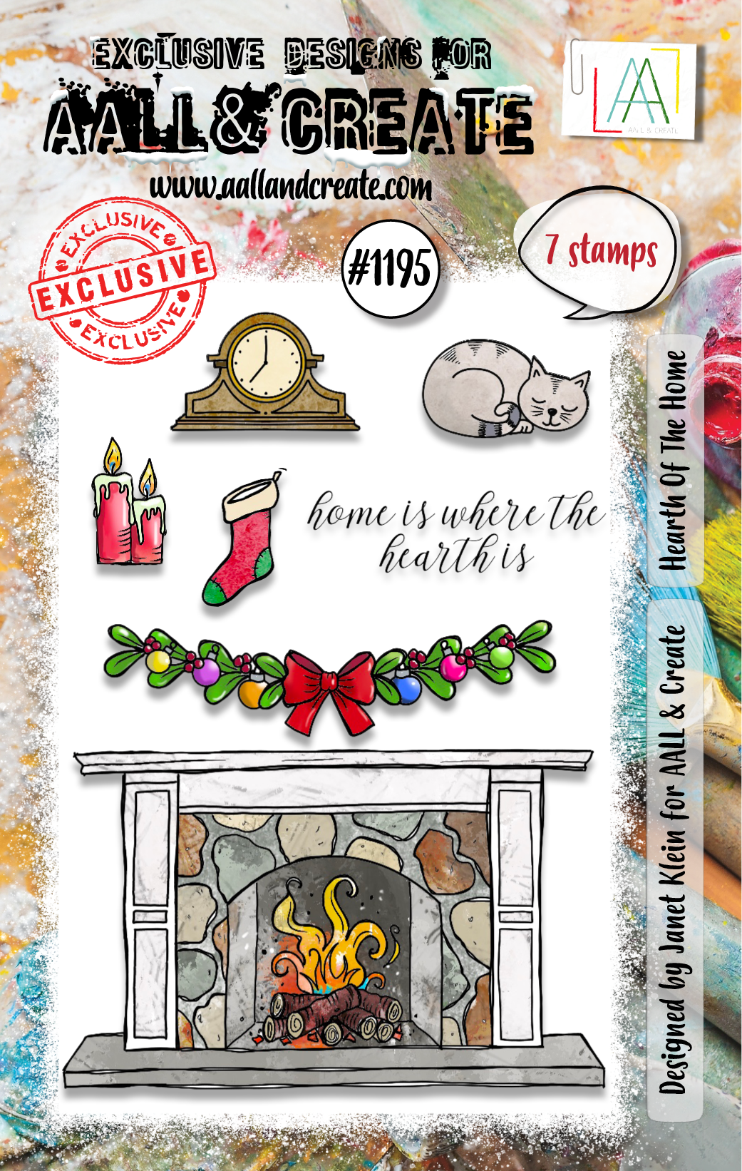 AALL and Create - A7 Stamp Set - Hearth Of The Home-1