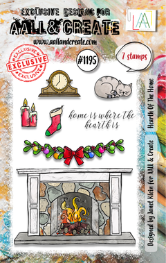 AALL and Create - A7 Stamp Set - Hearth Of The Home-1