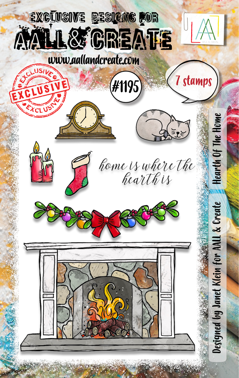 AALL and Create - A7 Stamp Set - Hearth Of The Home-1