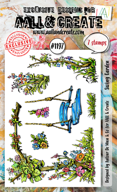 AALL and Create - Set de tampons A6 - Swing Garden-1