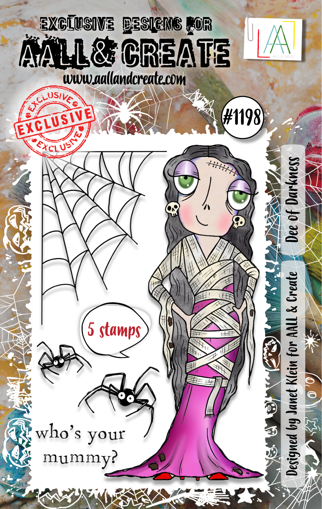 AALL and Create - A7 Stamp Set - Dee of Darkness-1