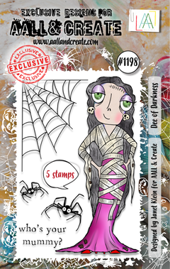 AALL and Create - A7 Stamp Set - Dee of Darkness-1
