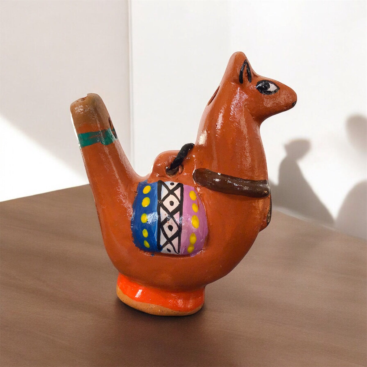 Painted Lama Water Bird Whistle-4