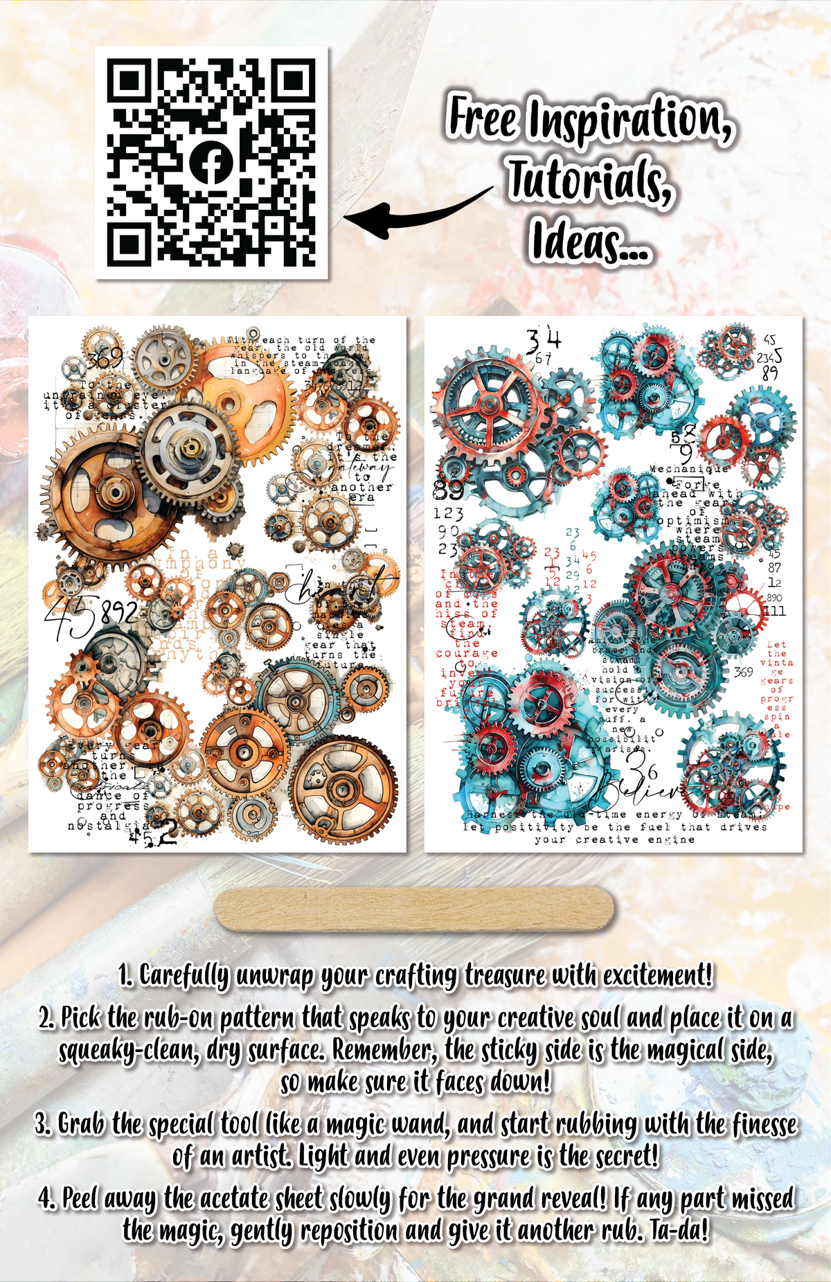AALL and Create - Rub-Ons - Cogs & Curios-2