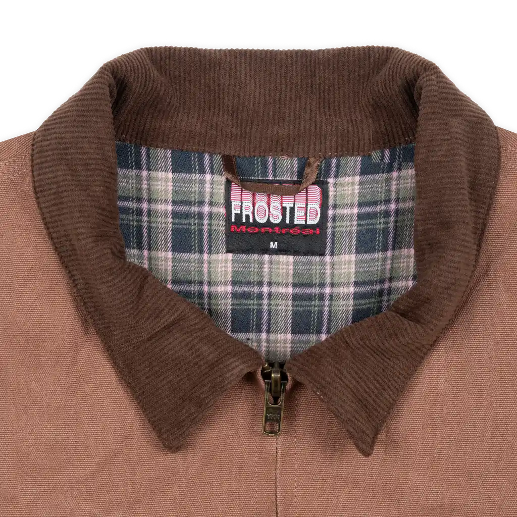 Frosted Skateboards Work Jacket - Brown-2