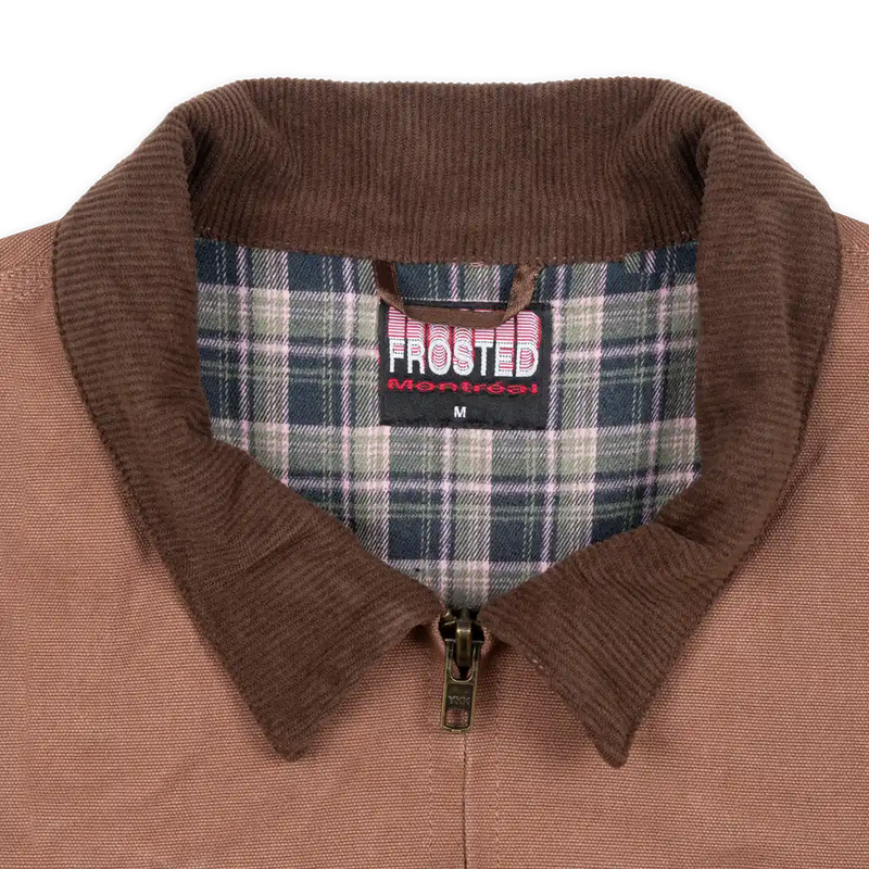 Frosted Skateboards Work Jacket - Brown-2