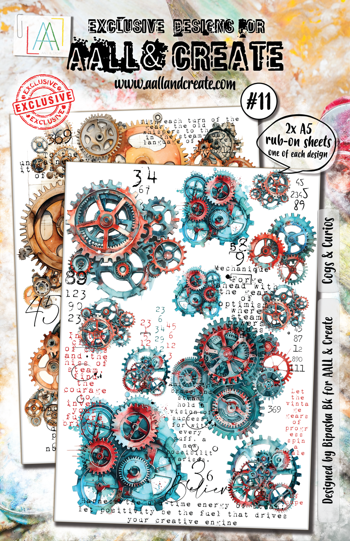 AALL and Create - Rub-Ons - Cogs & Curios-1