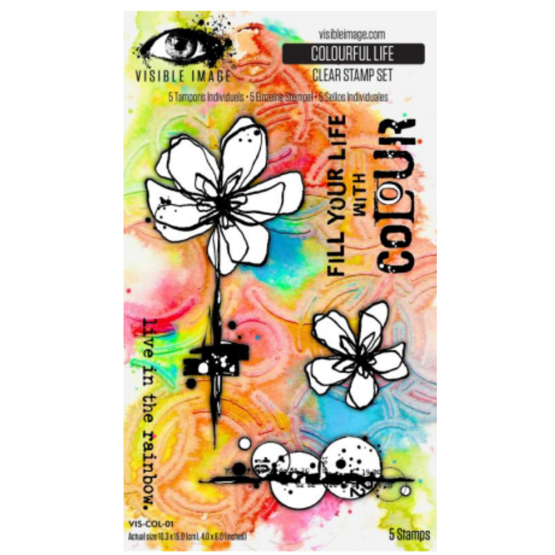 Visible Image Colourful Life 4in x 6in Stamp Set-1