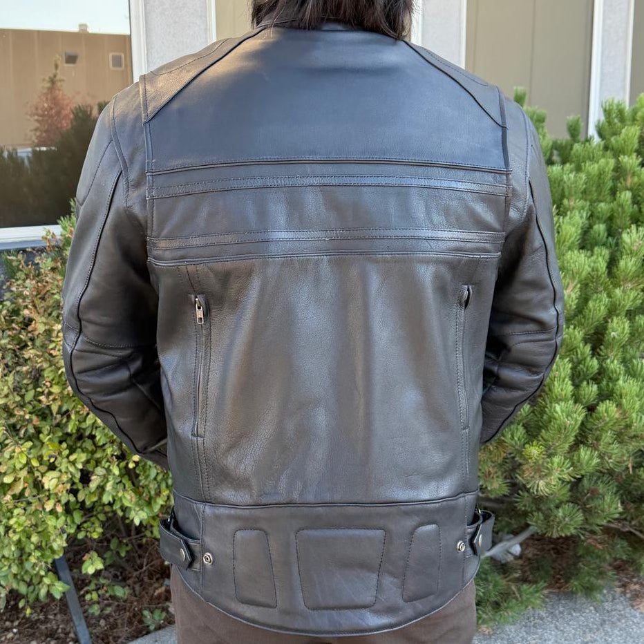 Open Road Men's Leather Armored Riding Jacket | Motorcycle Jacket-2