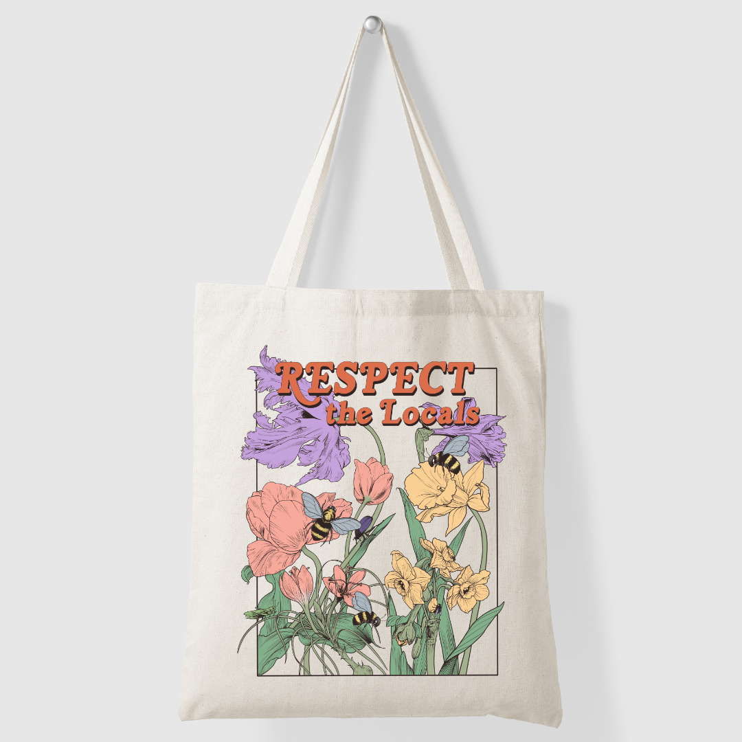 Respect the Locals Tote bag-1