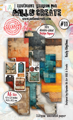 AALL and Create - A6 Design Paper - Rusty Rhythms-1