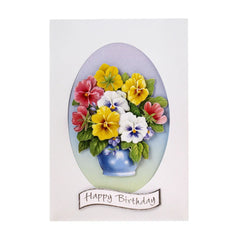 Foiled Birthday Wavy Banners Selection, Pack of 4-7