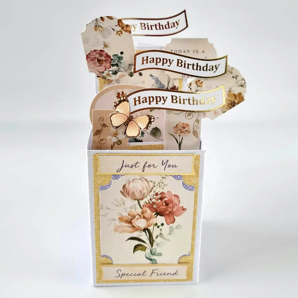 Foiled Pastel Birthday Banners Selection, 4 Sheets-10
