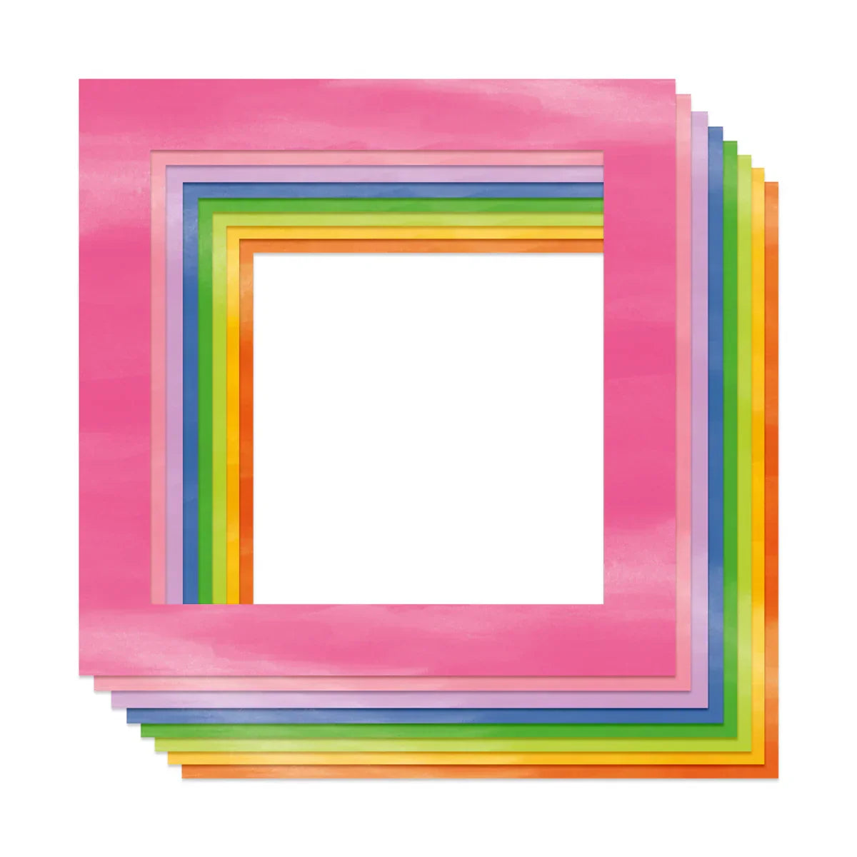 Printed Picture Frame Mounts & Sentiments, 8 Colours-2