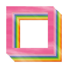 Printed Picture Frame Mounts & Sentiments, 8 Colours-2