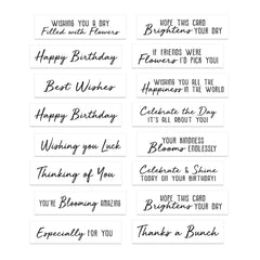 Printed Picture Frame Mounts & Sentiments, 8 Colours-3