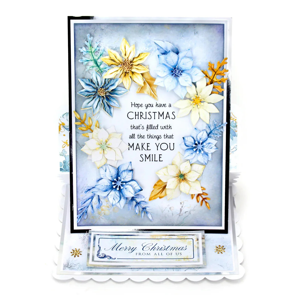 Winter Blooms, Die Cut Flowers & Leaves, 12 sheets-9