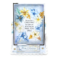 Winter Blooms, Die Cut Flowers & Leaves, 12 sheets-9