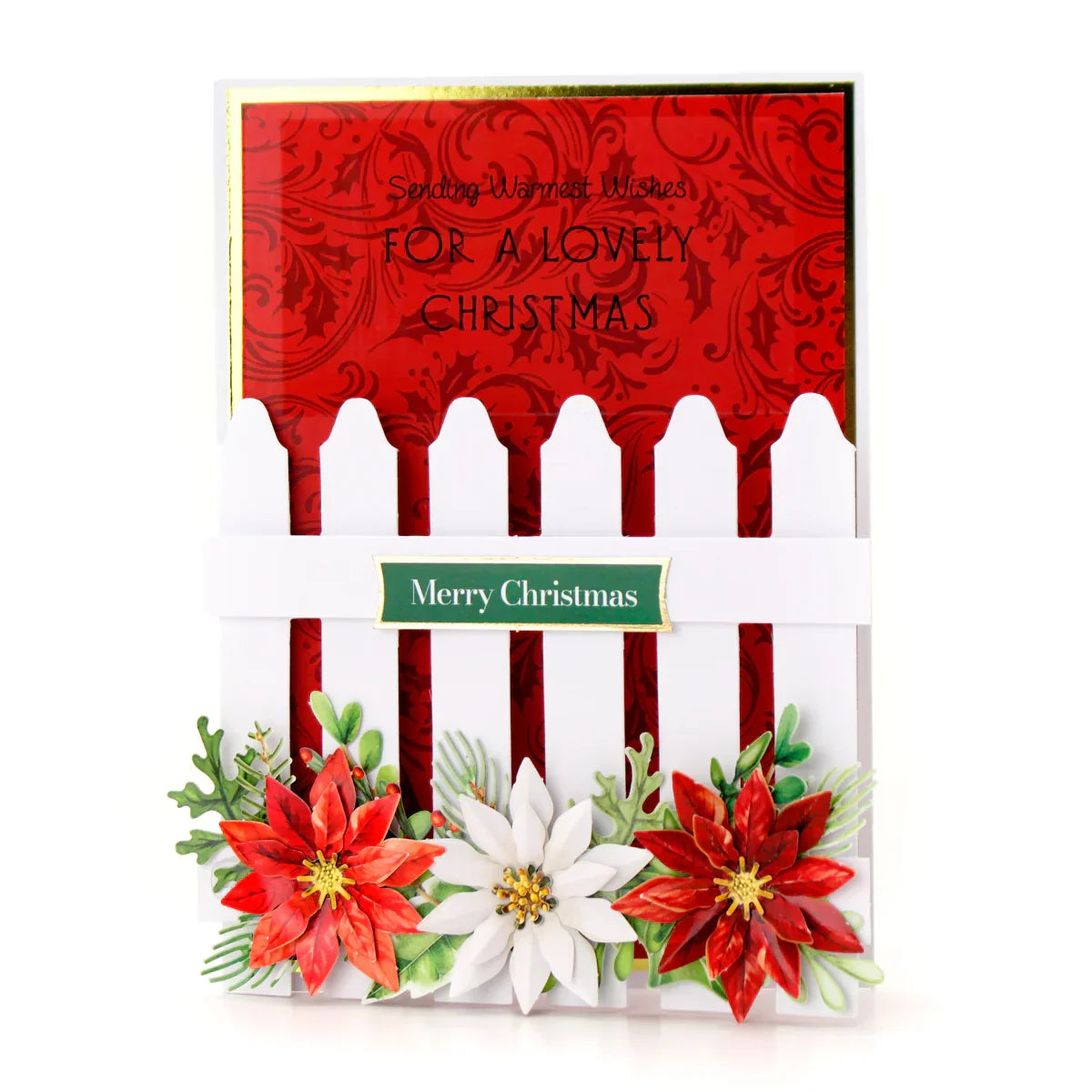 Traditional Christmas, Die Cut Flowers & Leaves, 12 sheets-6