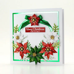 Traditional Christmas, Die Cut Flowers & Leaves, 12 sheets-7