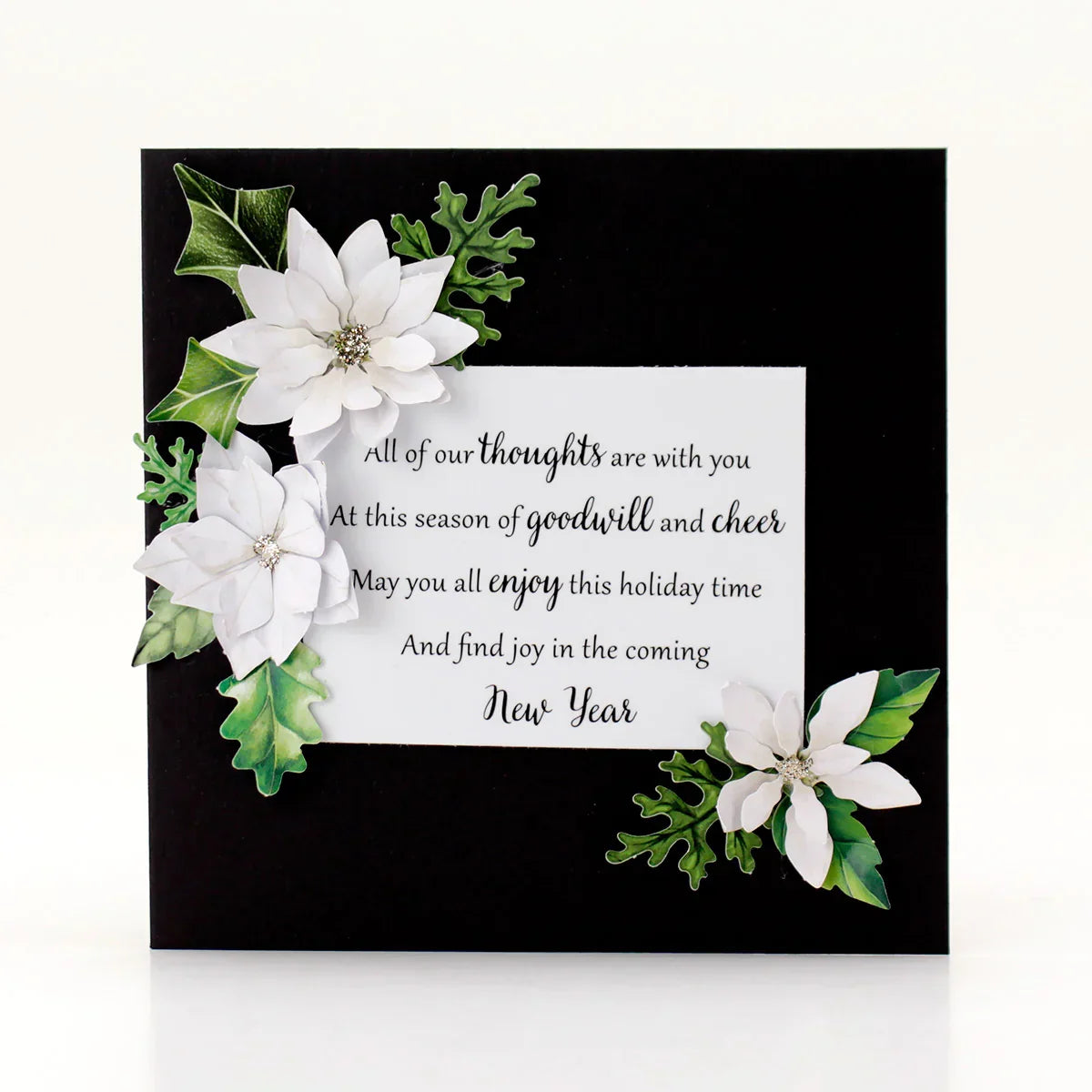 Traditional Christmas, Die Cut Flowers & Leaves, 12 sheets-10