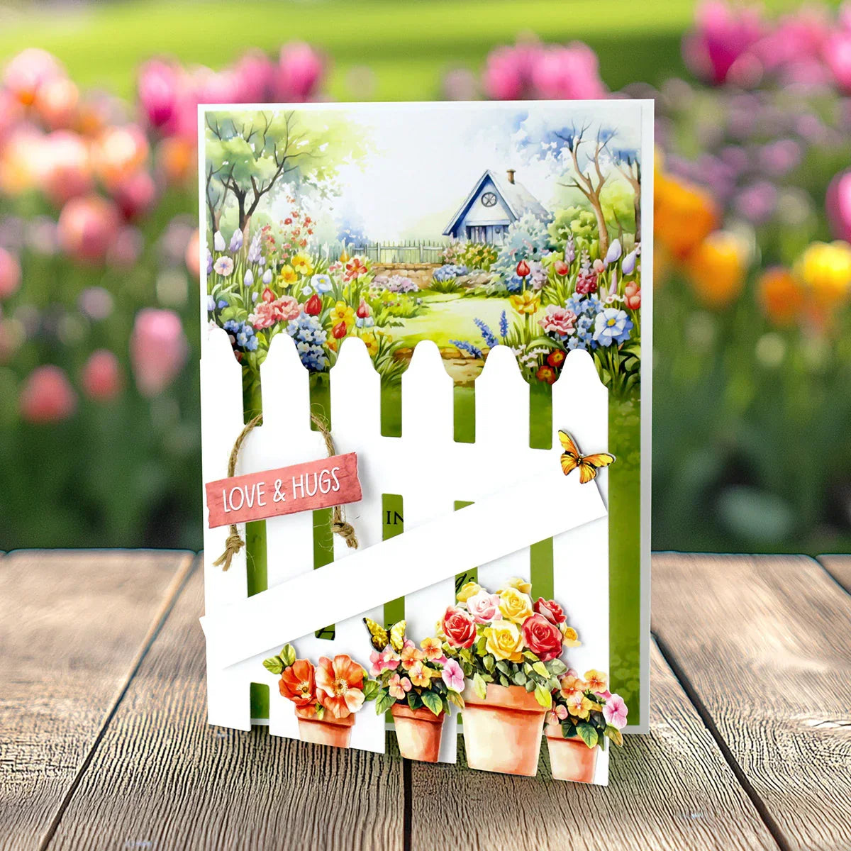 Garden Flowers Die Cut Embellishments, 3 sheets-2