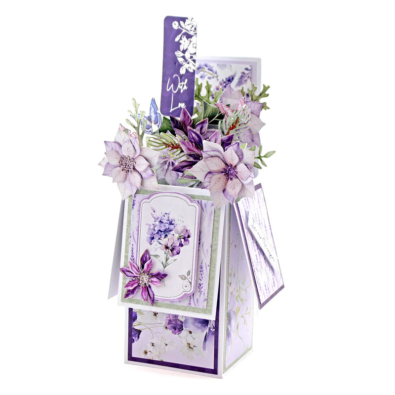Dusky Violet Blooms, Die Cut Flowers & Leaves, 12 sheets-8