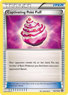Captivating Poke Puff 99/114 - XY  Steam Siege Reverse Holofoil-1
