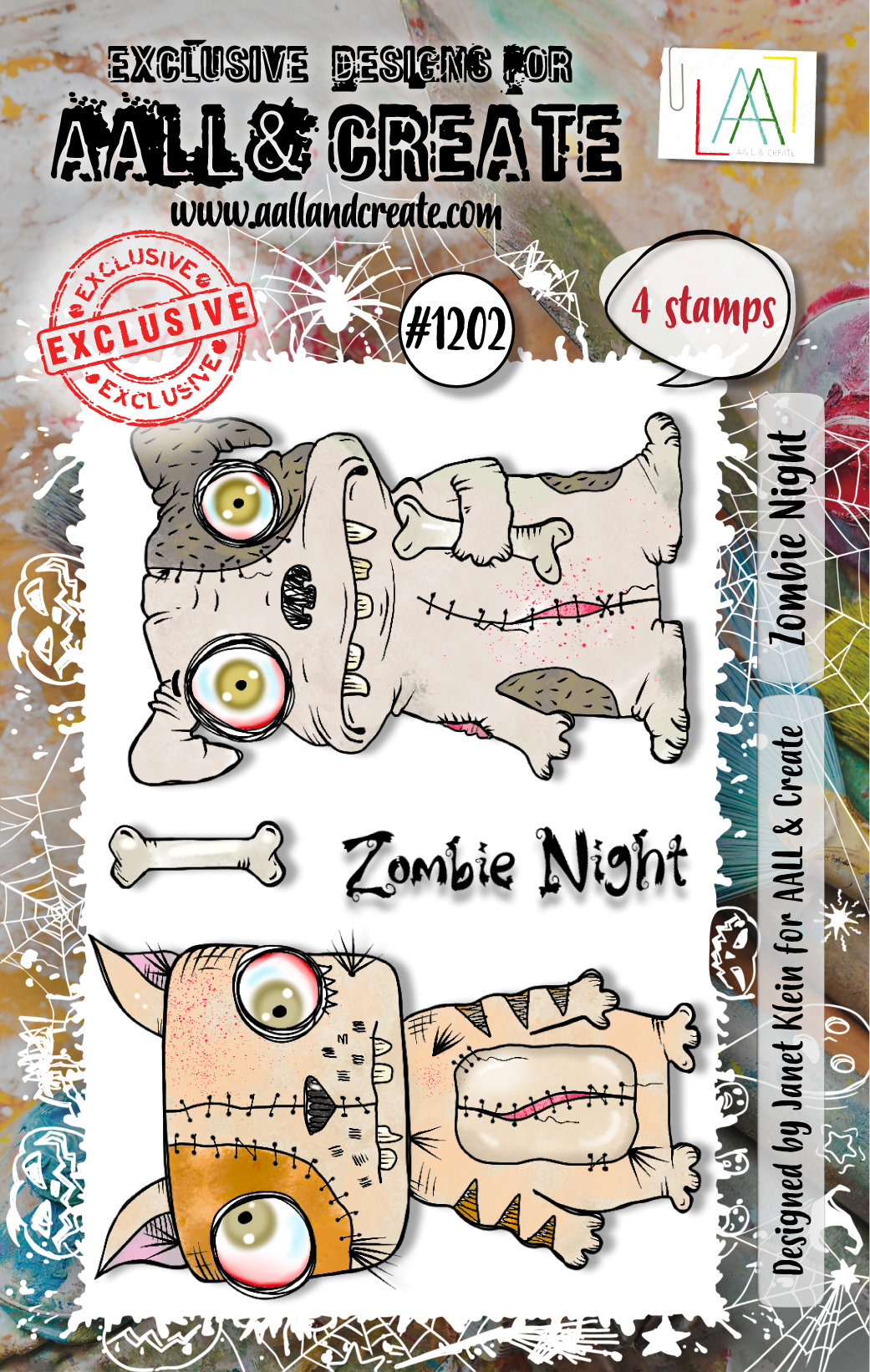 AALL and Create - A7 Stamp Set - Zombie Night-1