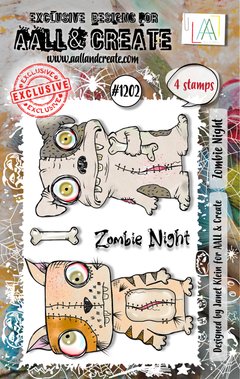AALL and Create - A7 Stamp Set - Zombie Night-1